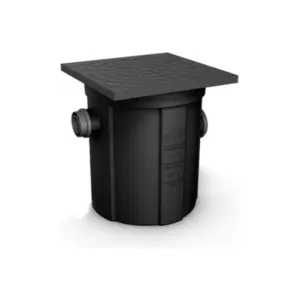 Super Caixa de Gordura com Cesto Limpeza Preto Durín