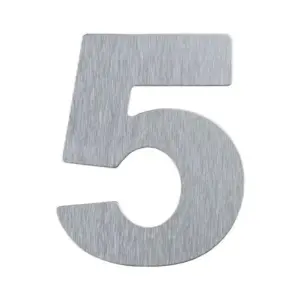 Numero 5  P/ Casa Adesivo Atlas  Acm/esc