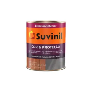 Suvinil Esmalte Brilhante Cor & Proteção 0,9 Litro Amarelo Ouro