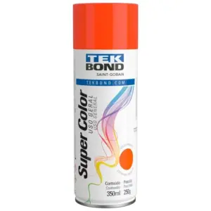 Tinta Spray Super Color Uso Geral Laranja 350ml/250g