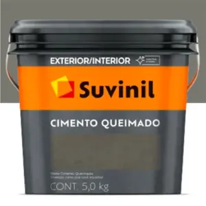 Tinta Cimento Queimado Suvinil Tunel de Concreto 5kg