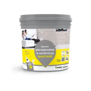 Rejunte Porcelanatos e Cerâmicas Cinza Outono 2kg - Quartzolit