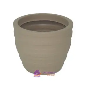 Vaso Inca Basic em Polietileno Areia 24cm - Tramontina