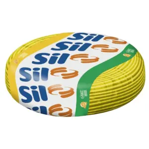 Cabo Flexível 2,5mm² Rolo com 100m Amarelo - Sil