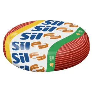 Cabo Flexível 6,0mm² Rolo com 100m Vermelho - Sil