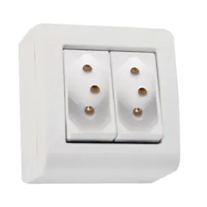 Conjunto Caixa 2 Tomadas 2p + T250v/ 10a - Tramontina