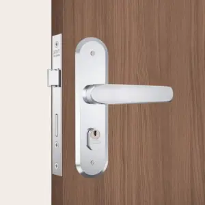 Fechadura Externa Novara 1801/09 Cromado Inox - Stam