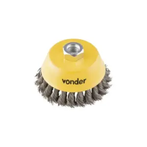 Escova Aco  P/ Esmirilhadeira  Roscavel  Vonder 3"     6325030140