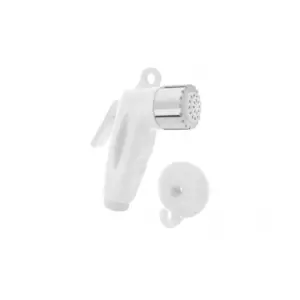 Gatilho P/ Ducha Higienica Blukit Branco C/ Gancho Ref.240202.21
