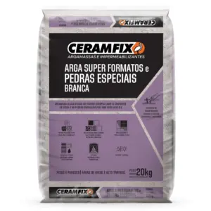 Argamassa Ceramfix Ac3 20kg Super Formatos e Pedras Especiais Br