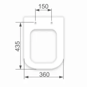Assento Almofadado Astra Quadra Branco     Tqd/k Ge-17