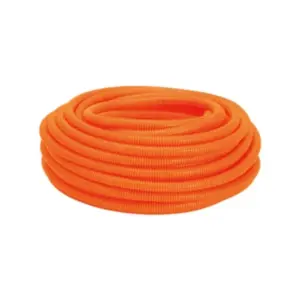 Mangueira Corrugada  Amanco/tramontina Refor. Laranja 32mm (25mt)