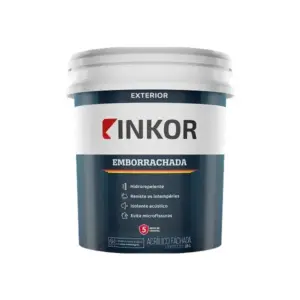 Tinta Emborrachada Inkor  Branca /  18lt