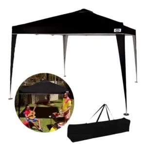 Tenda Gazebo Aluminio Mor 3x3 Dobravel Flex Preto