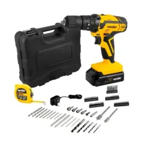 Kit Parafusadeira/furadeira Impacto Bateria *12v* Pfv074 Vonder (c/79p
