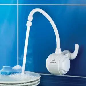 Torneira Eletrica Lorenzetti Versatil Articulavel 5500w 220v Branca