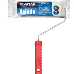 Rolo P/ Pintura Atlas Veludo Epoxi 15cm Ref. 329/15