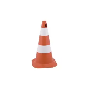 Cone Sinalizacao Transito Vonder 75cm Branco/laranja    7029000754
